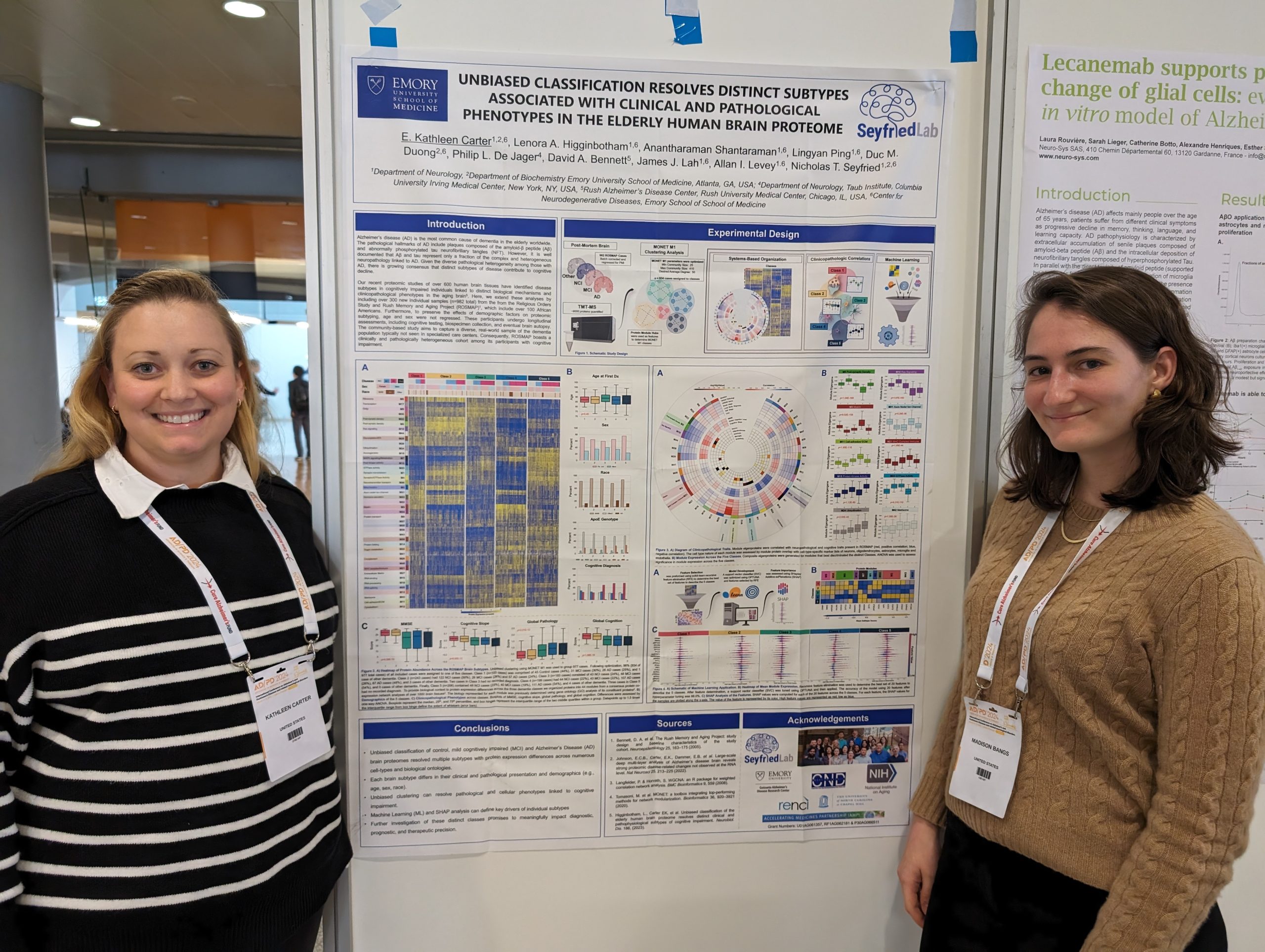 Three team members presented posters at AD/PD conference in Lisbon, Portugal.